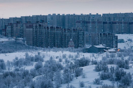 Мурманск - город полгода во мраке